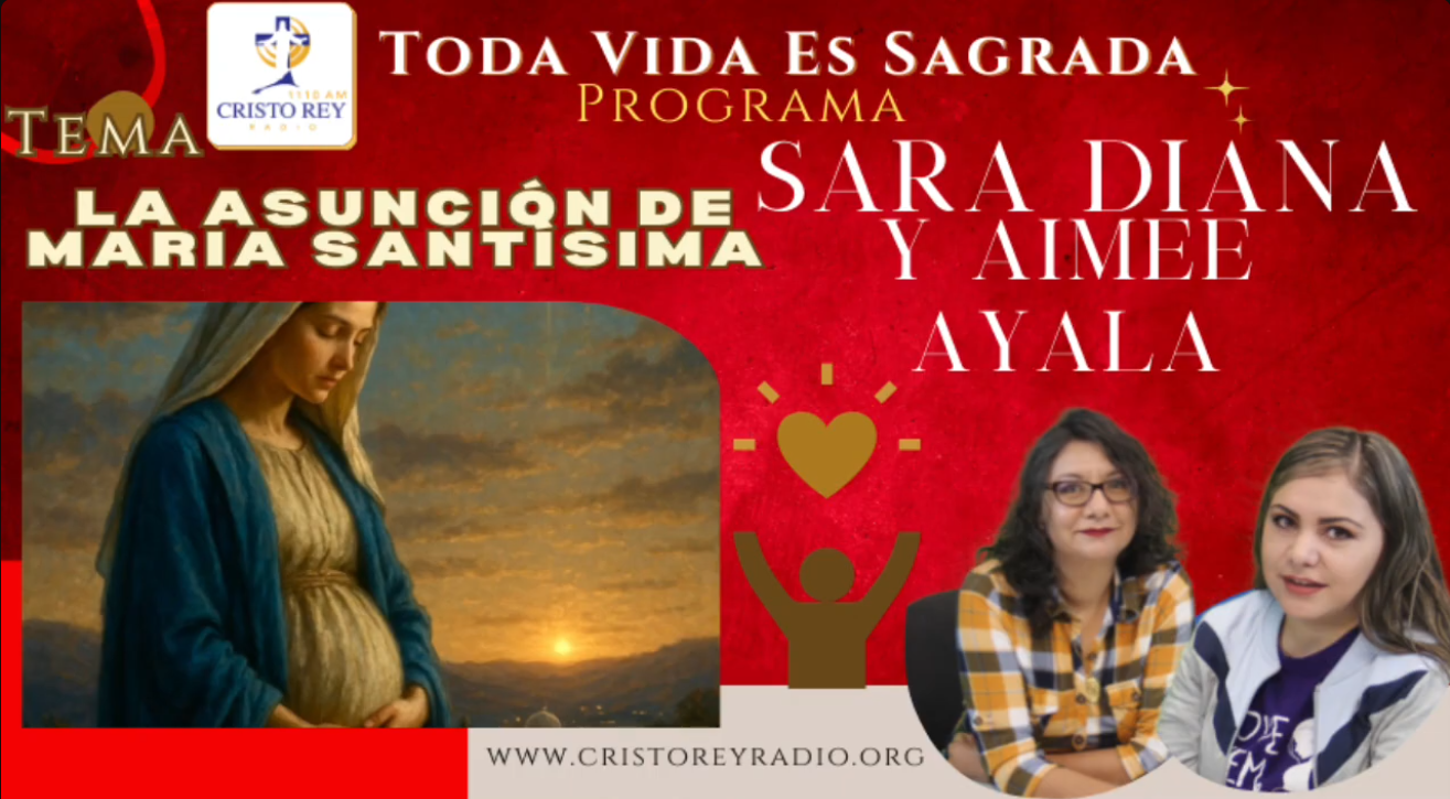 Pódcast Toda Vida es sagrada Aimee y Sara DianaTema Tema encarnación del hijo de Dios y ser provida