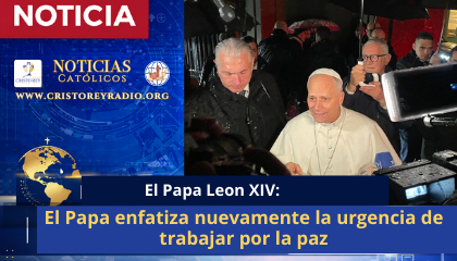 El Papa enfatiza nuevamente la urgencia de trabajar por la paz