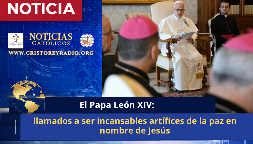 El Papa: llamados a ser incansables artífices de la paz en nombre de Jesús