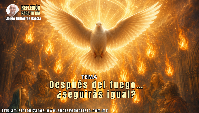 Reflexión Jorge Gutiérrez García / Tema: Después del fuego… ¿seguirás igual?