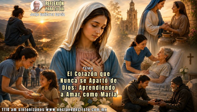 Reflexión Jorge Gutiérrez García / Tema: El Poder Silencioso de un Corazón como María