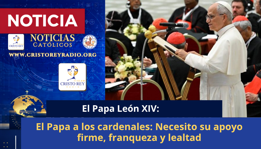 El Papa a los cardenales: Necesito su apoyo firme, franqueza y lealtad