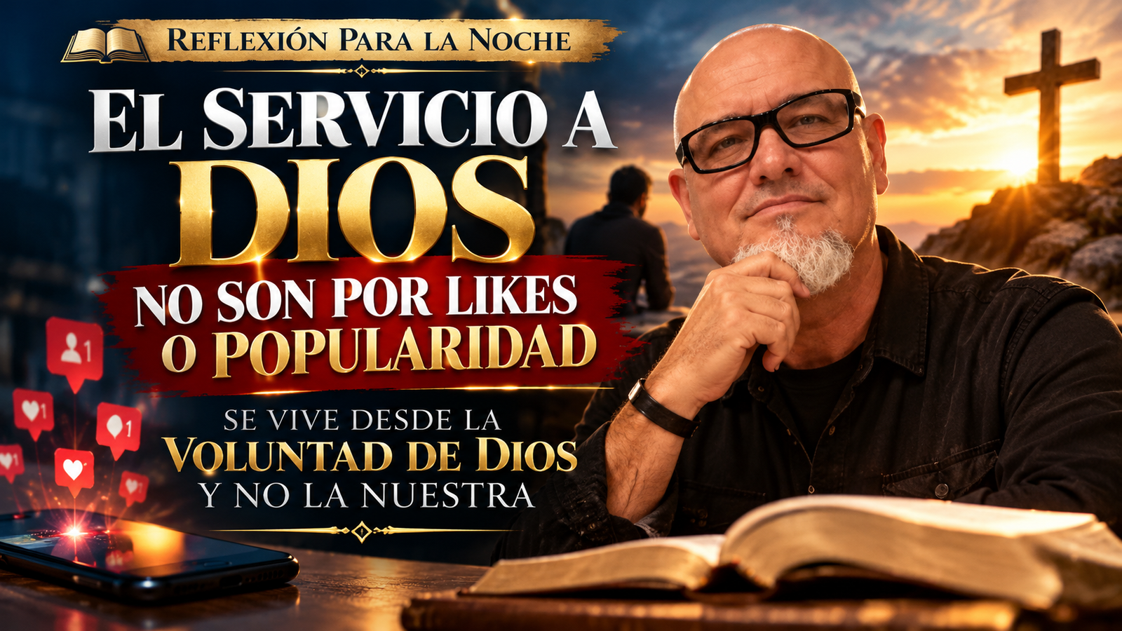  𝐑𝐞𝐟𝐥𝐞𝐱𝐢𝐨́𝐧 𝐩𝐚𝐫𝐚 𝐥𝐚 𝐧𝐨𝐜𝐡𝐞𝐄𝐥 𝐬𝐞𝐫𝐯𝐢𝐜𝐢𝐨 𝐚 𝐃𝐢𝐨𝐬 𝐧𝐨 𝐬𝐨𝐧 𝐩𝐨𝐫 𝐥𝐢𝐤𝐞𝐬 𝐨 𝐩𝐨𝐩𝐮𝐥𝐚𝐫𝐢𝐝𝐚𝐝, 𝐬𝐞 𝐯𝐢𝐯𝐞 𝐝𝐞𝐬𝐝𝐞 𝐥𝐚 𝐯𝐨𝐥𝐮𝐧𝐭𝐚𝐝 𝐝𝐞 𝐃𝐢𝐨𝐬 𝐲 𝐧𝐨 𝐥𝐚 𝐧𝐮𝐞𝐬𝐭𝐫𝐚
