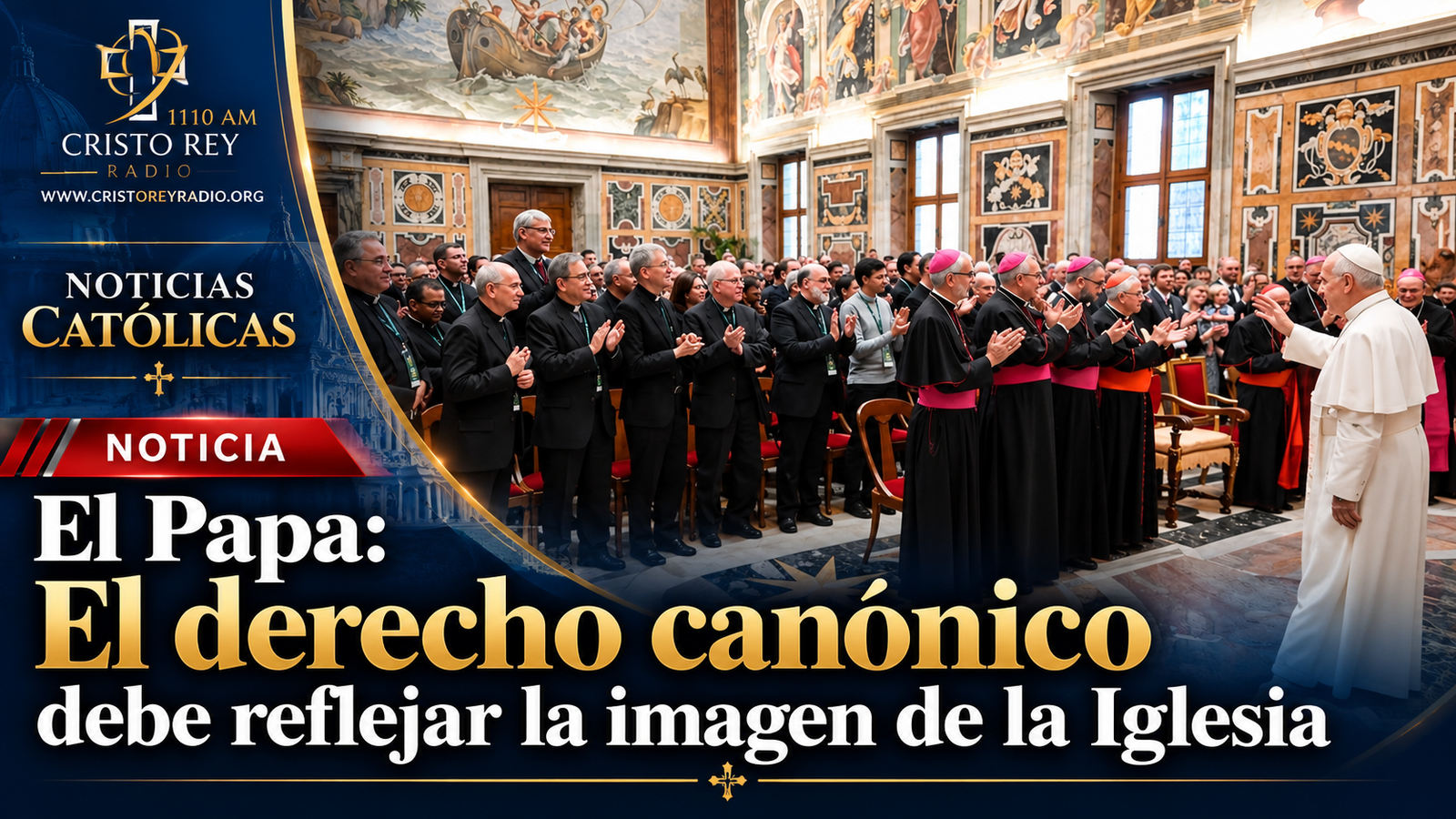 El Papa: El derecho canónico debe reflejar la imagen de la Iglesia